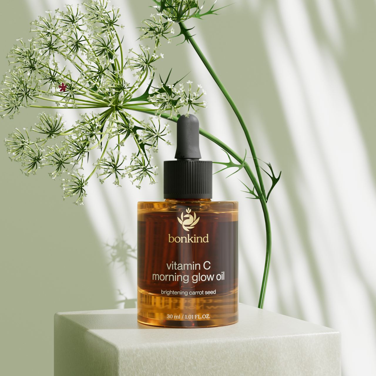 Vitamin C Ester Morning Glow Oil, Brightening Carrot Seed