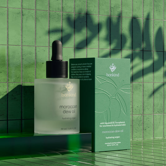 Moroccan Dew Oil with Squalene,  Hydrating Argan