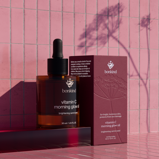 Vitamin C Ester Morning Glow Oil, Brightening Carrot Seed