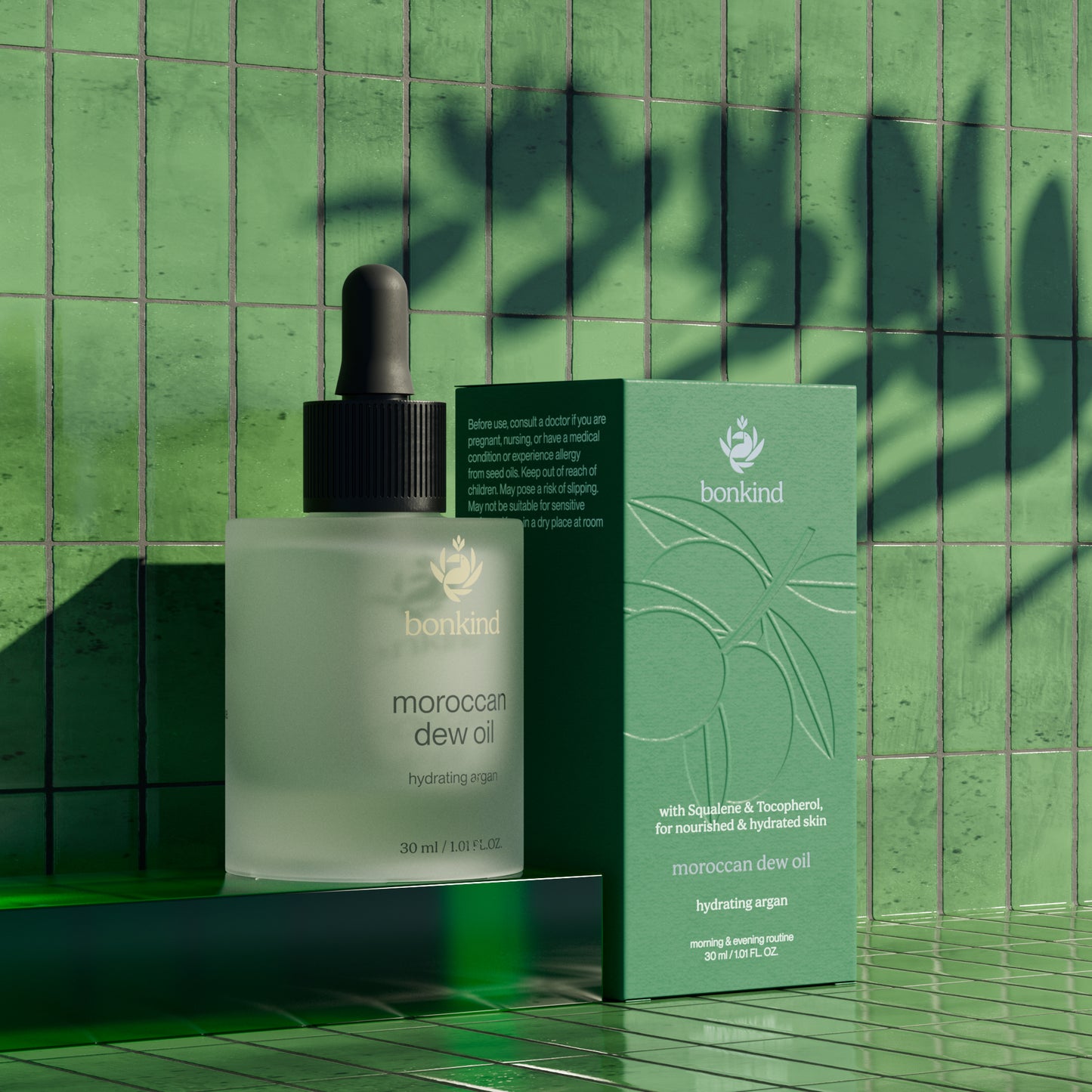Moroccan Dew Oil with Squalene,  Hydrating Argan